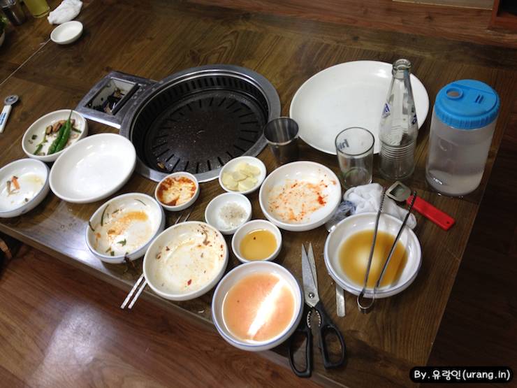Korean Bulgogi barbeque complete