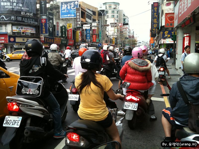 Taiwanese motorcycle rider too many